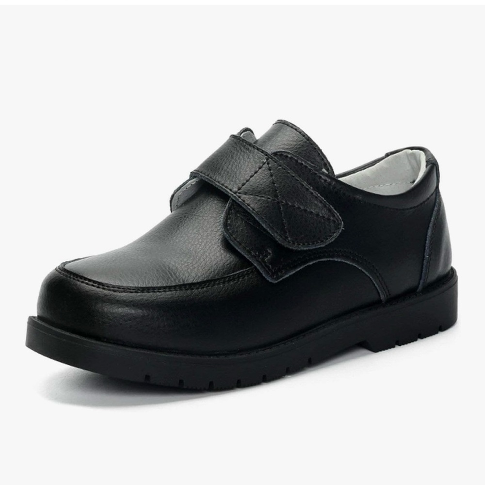 Elegant Black Kids Dress Shoes